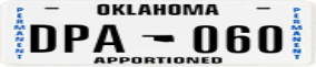Truck License Plate